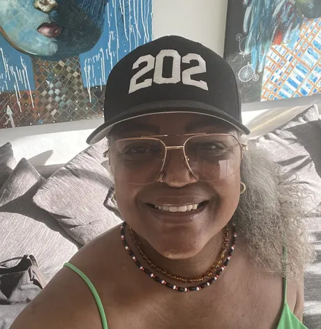 Tami in a DC 202 cap