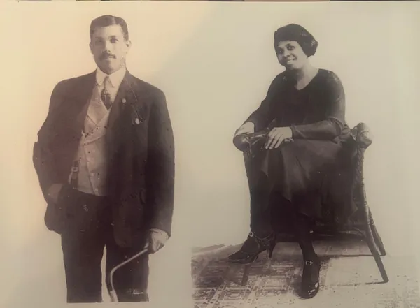 Studio portraits of Tami’s great-grandparents, Arthur Tucker and Maude Burkely-Tucker